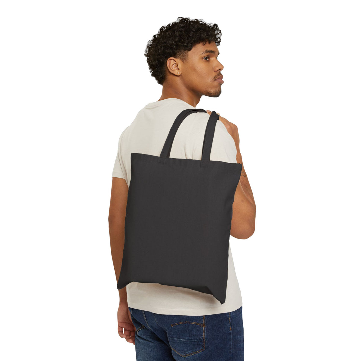 Wandering Borders Canvas Tote Bag — Scenic Inukshuk & Sunset Beach Market Tote