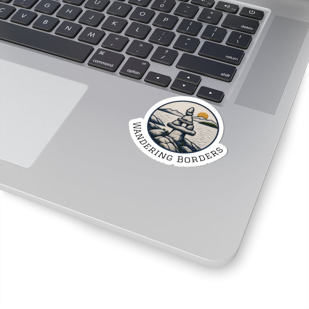 Wandering Borders Logo Sticker