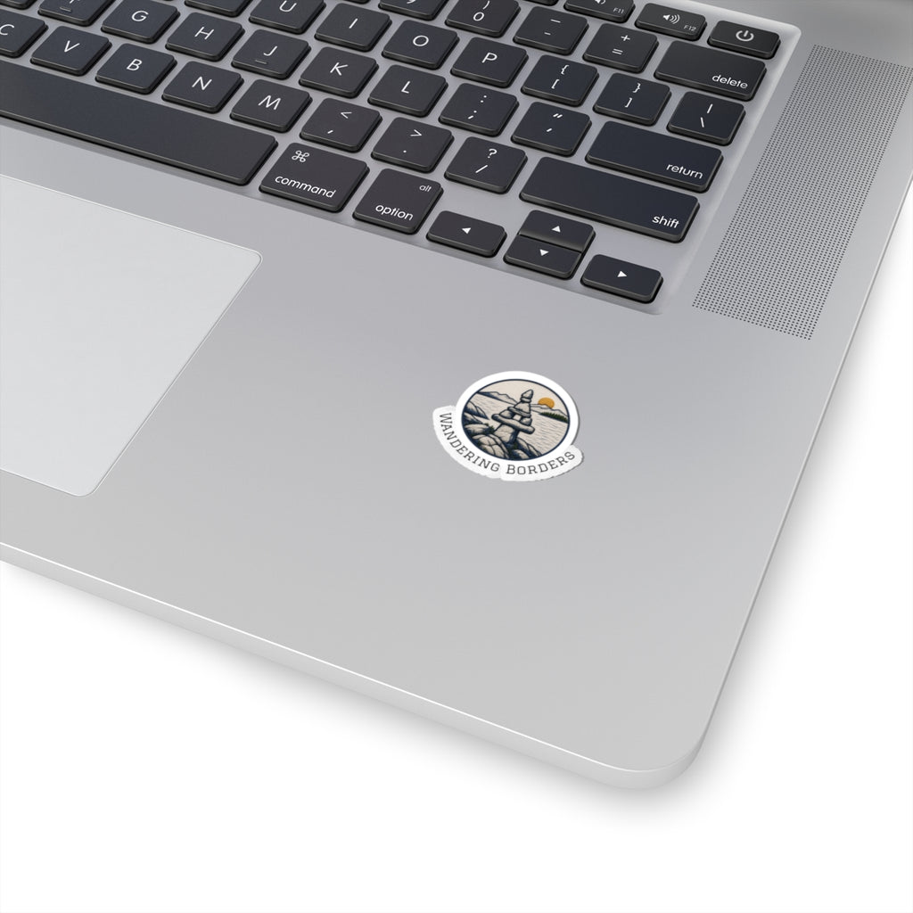 Wandering Borders Logo Sticker