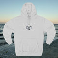 Embroidered Wandering Borders Logo Hoodie