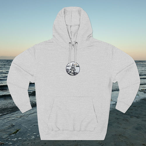 Embroidered Wandering Borders Logo Hoodie